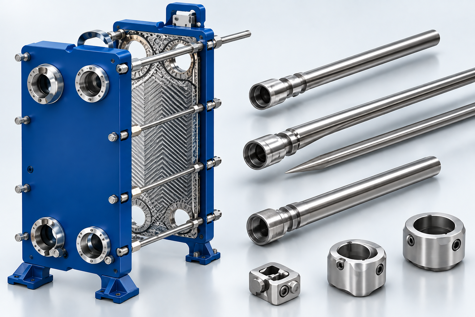 Vitherm Asia frames and mechanical components for plate heat exchangers